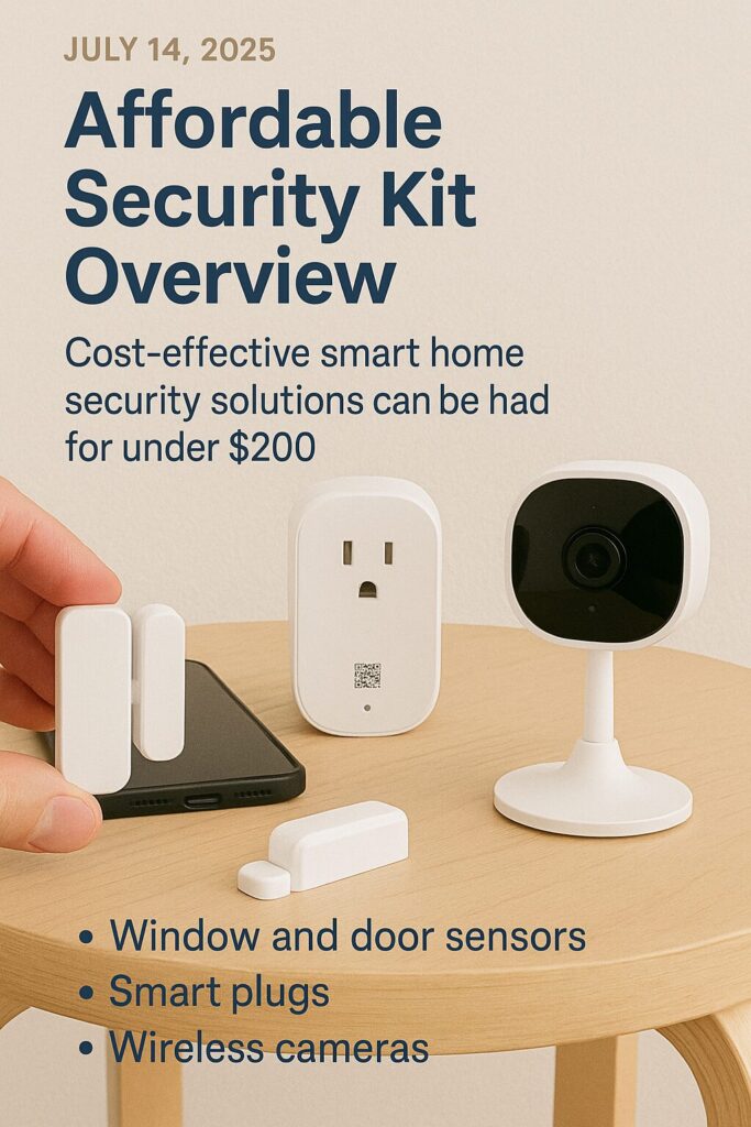 Starter smart home security kit